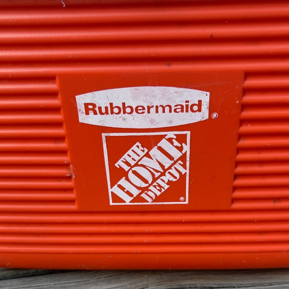 Rubbermaid Orange and White Cooler - Picture 10 of 10